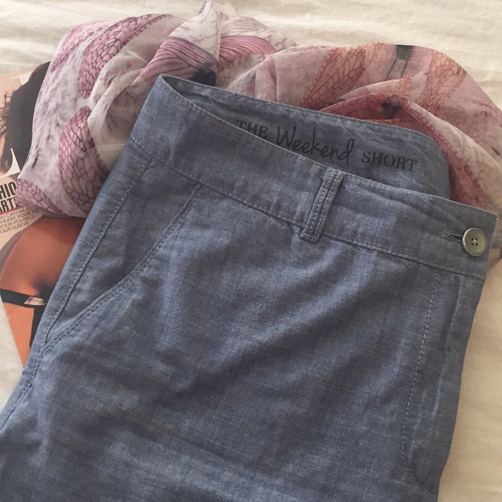 🌷Talbots chambray The Weekend Short